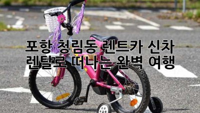 포항 청림동 렌트카🚗 신차 렌탈로 떠나는 완벽 여행✨